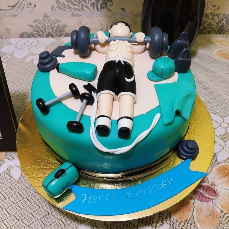 Best Gym Theme Cake In Bangalore | Order Online