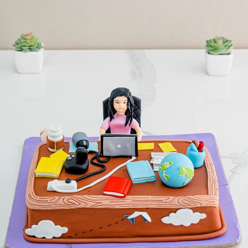 Order Office Cake | Busy men cake – CAKE N CHILL DUBAI