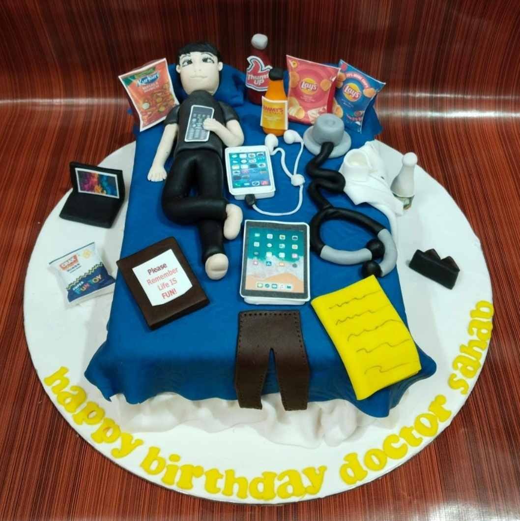 Thinking of cake ideas for a civil engineer's special day? Well, here comes  timely help. This fondant chocolate cake represents all th... | Instagram
