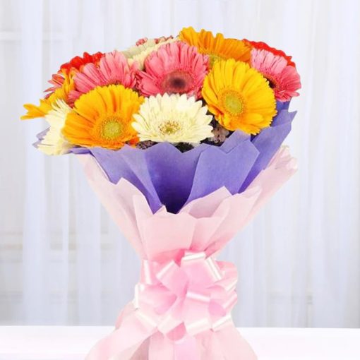 12 Mix Color Gerbera