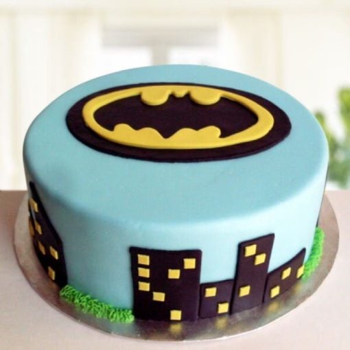 Batman Theme Fondant Cake