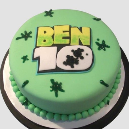 Ben 10 Theme Cake