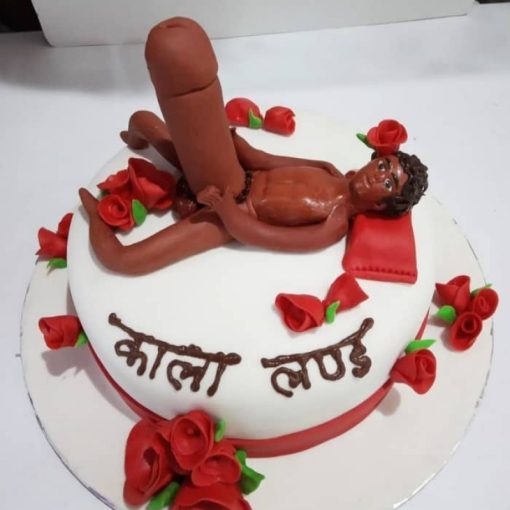 Big Dick Funny Guy Fondant Cake