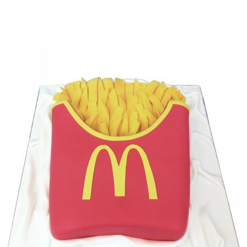 McDonald's Fries Fondant Cake