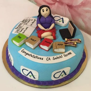 Accountant Theme Cake