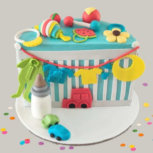 All Things Baby Half Birthday Cake