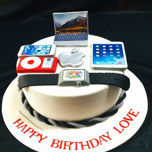 Apple Love Birthday Cake