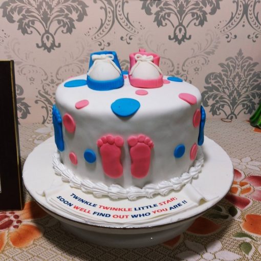 Baby Feet Baby Shower Cake