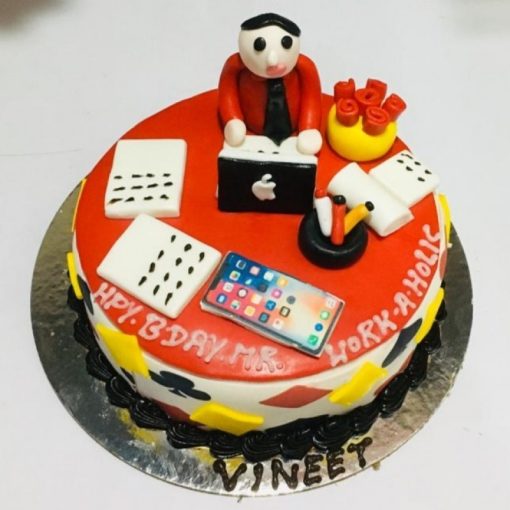 Office Guy Theme Cake