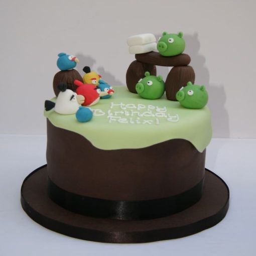 Angry Birds Birthday Cake