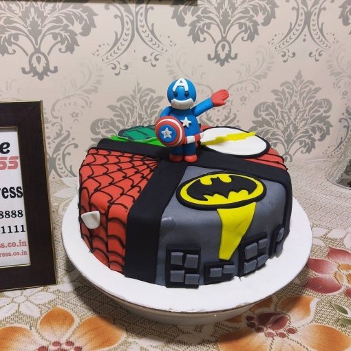 Avengers Birthday Fondant Cake