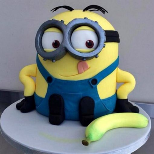 Banana and Bob Minion Cake