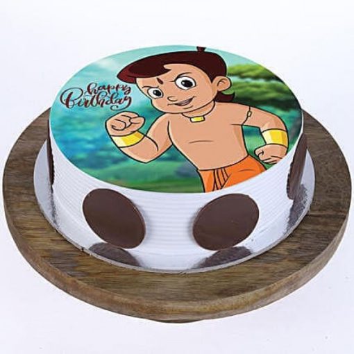 Chhota Bheem Cartoon Photo Cake