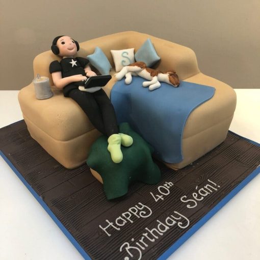 Chilling on the Sofa Cake