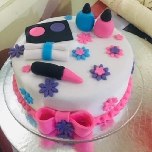 Cosmetic Designer Fondant Cake