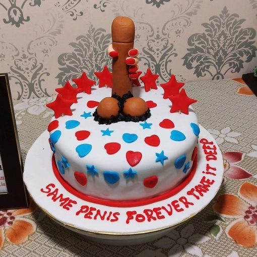 Dick Theme Naughty Cake