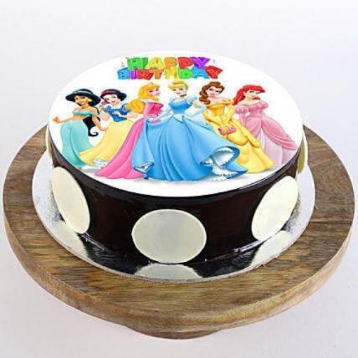 Disney Princess Photo Cake