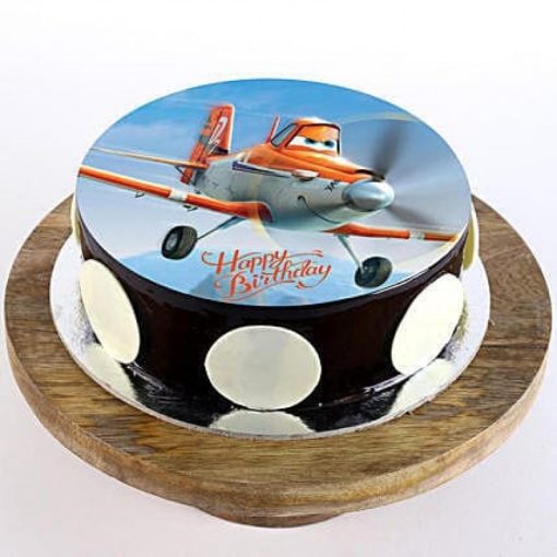 Dusty Crophopper Cartoon Photo Cake