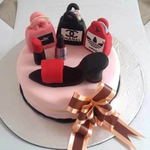 Fashion Theme Fondant Cake