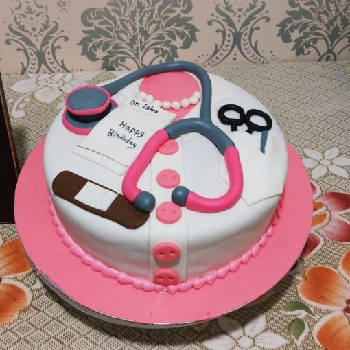 Female Doctor Birthday Cake