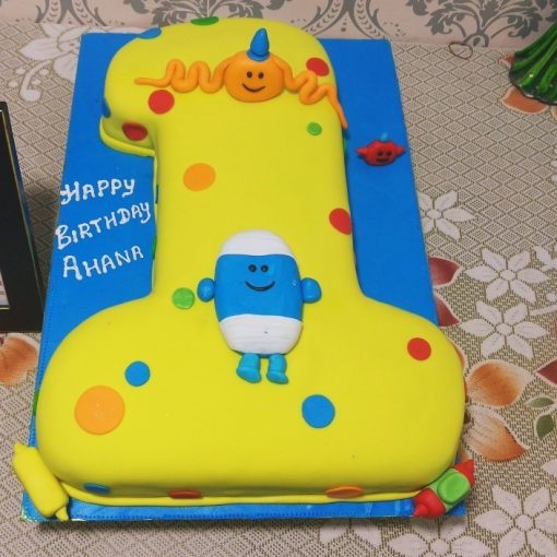 Happy Birthday Toddler Fondant Cake