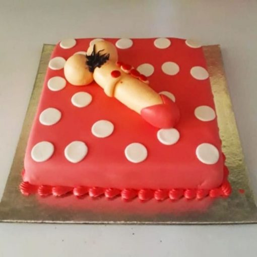 Hen Themed Naughty Cake