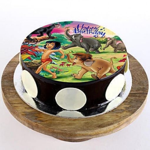 Jungle Book Photo Cake