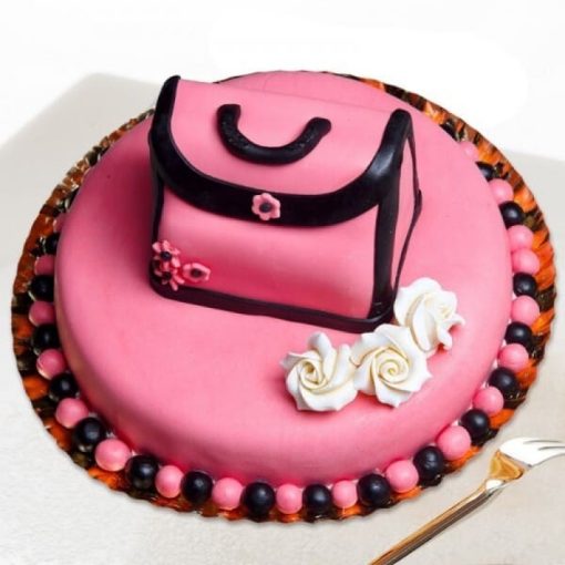 Ladies Purse Fondant Cake