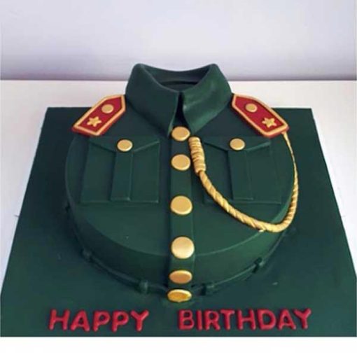 Lieutenant Themed Fondant Cake