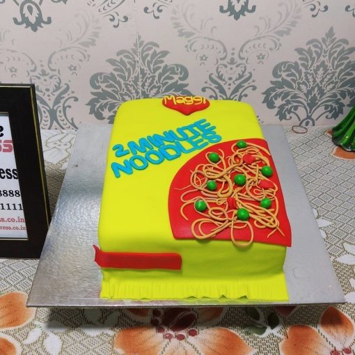 Maggi Pack Fondant Cake