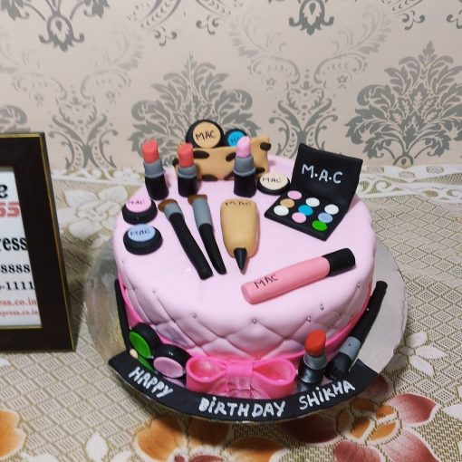 Makeup Themed Designer Cake