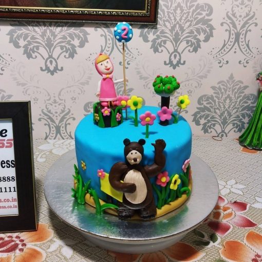 Masha and The Bear Designer Cake