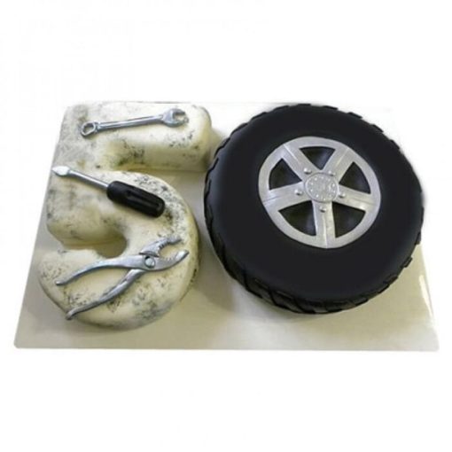 Mechanic Theme Fondant Cake