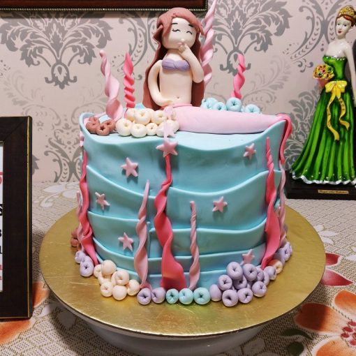 Mermaid Theme Fondant Cake