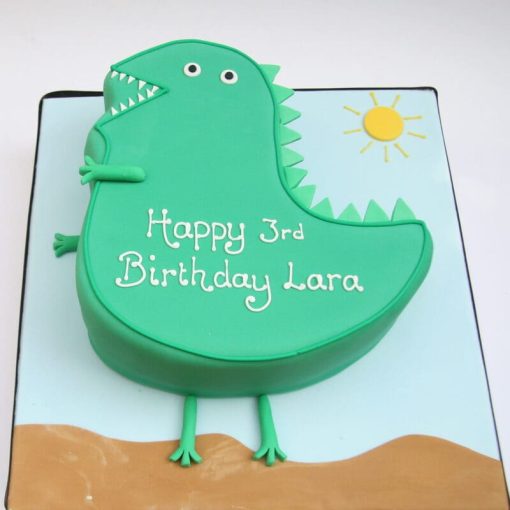 Mr Dinosaur from Peppa Pig Cake