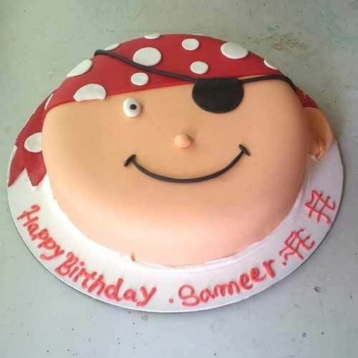 Noddy Face Fondant Cake