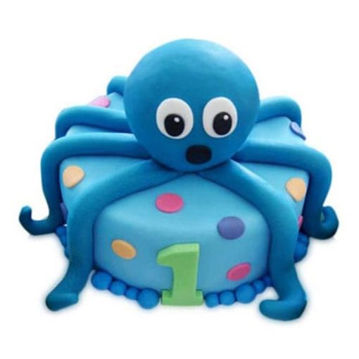 Octopus Fondant Cake