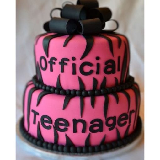 Official Teenager Fondant Cake