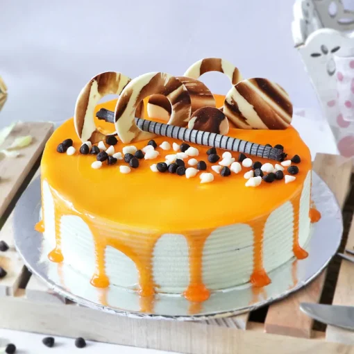 Butterscotch with Choco Chip Cake