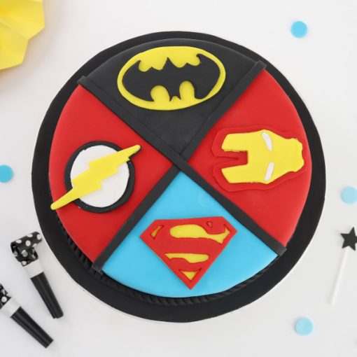 Superhero Fondant Cake - Image 2