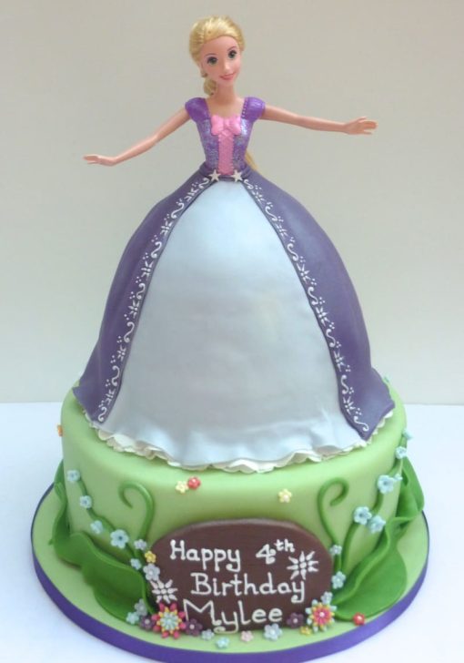 Rapunzel Doll Theme Cake