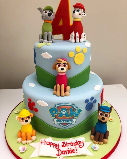 2 Tier Paw Patrol Cake