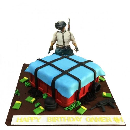 PUBG Gamer 1 Birthday Cake