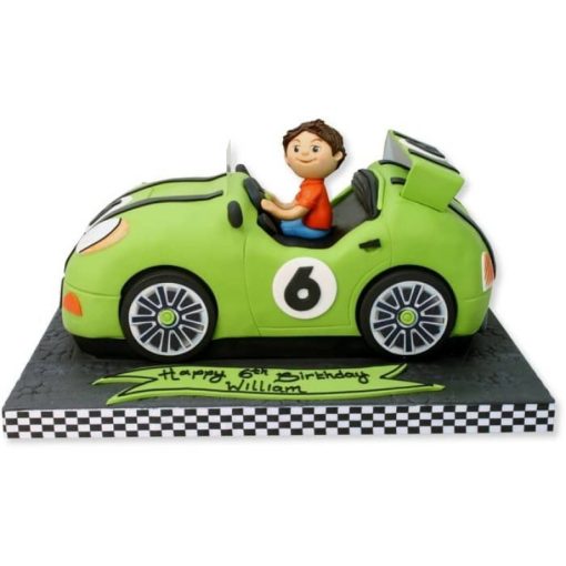 Rally Boy Fondant Cake