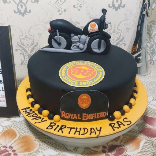 Royal Enfield Customized Cake