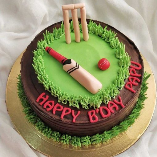 Cricket Semi Fondant Cake