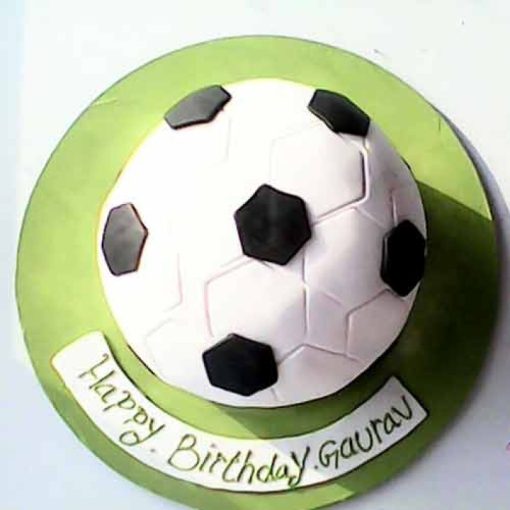 Soccer Ball Fondant Cake