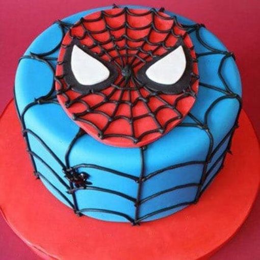 Spiderman Designer Fondant Cake