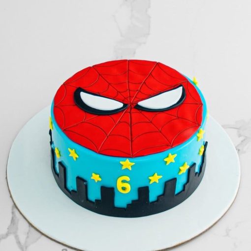 Spiderman Mask Cake