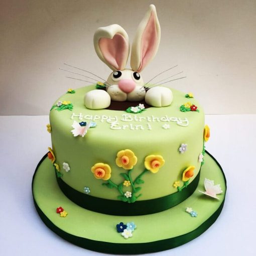 Spring Rabbit Theme Cake